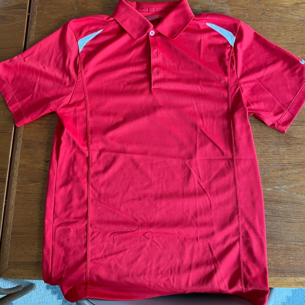 Nike Men’s Dri-for Performance Polo Golf (Red)